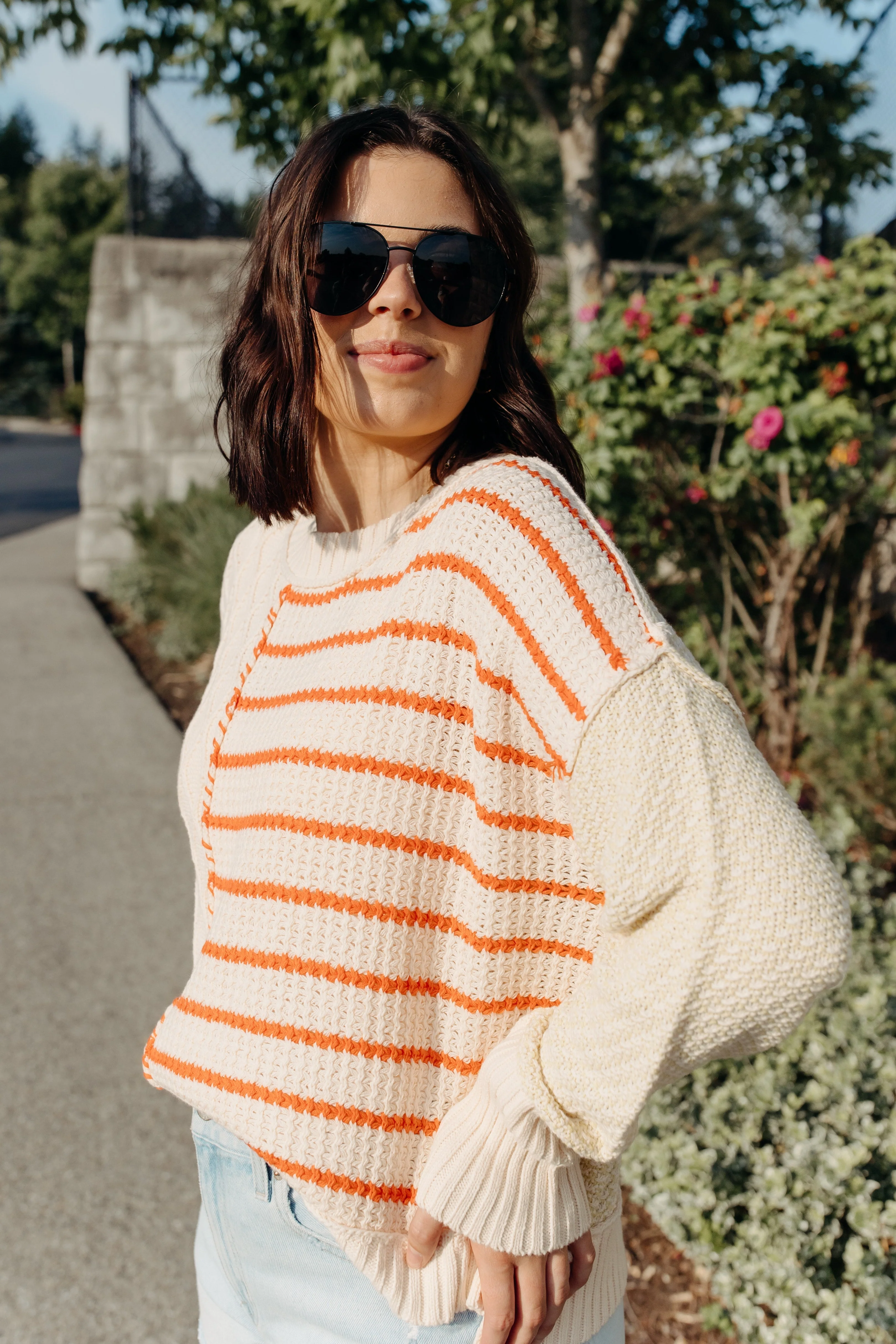 Frisco Bay Striped Pullover