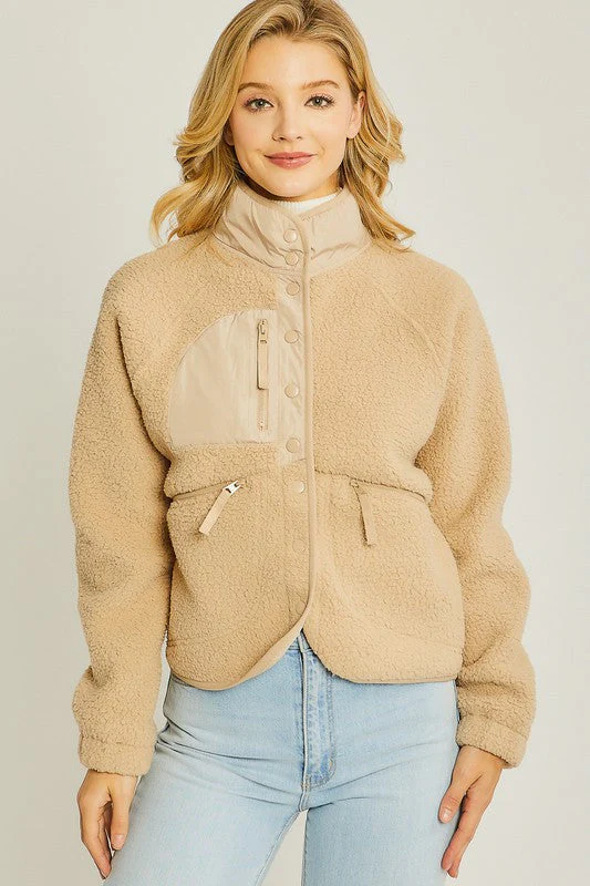 Norway Fleece Jacket - Latte