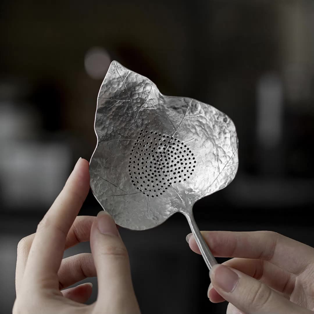 Buy 1 Get 1 FreeSummer SALE“Bodhi Leaf”  - Tin-made Tea Strainer
