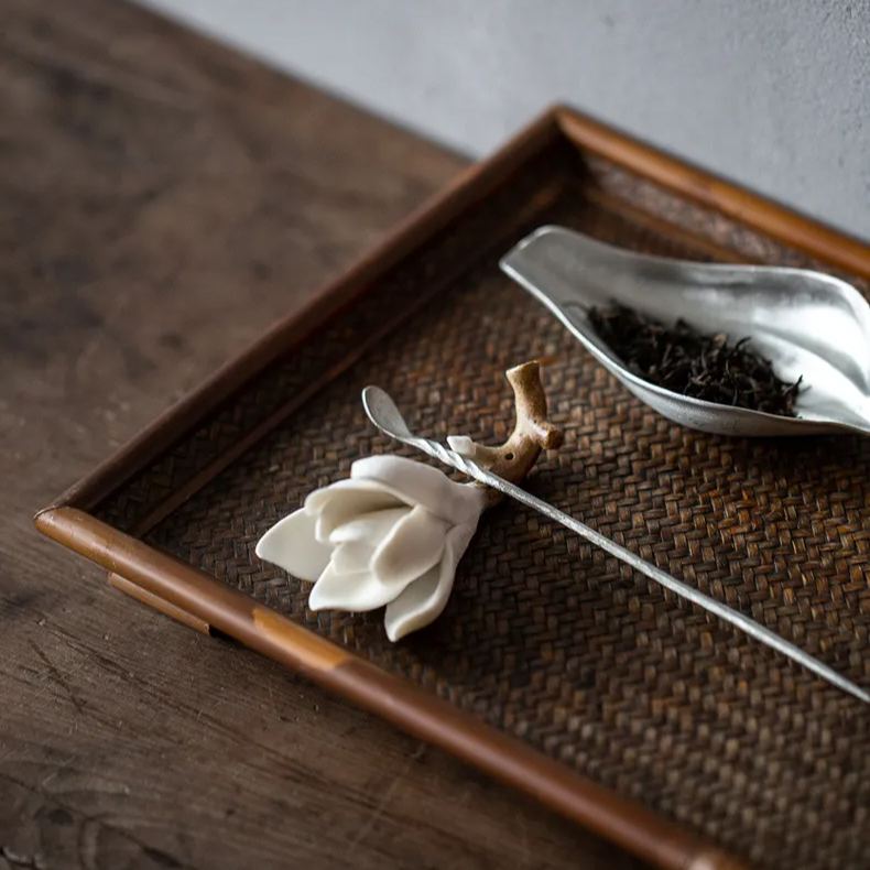 Gift Season FLASH Deal“Magnolia” - Handmade Ceramic Incense Holder/Stand