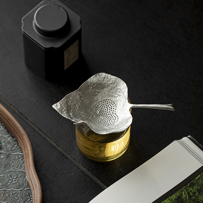 Buy 1 Get 1 FreeSummer SALE“Bodhi Leaf”  - Tin-made Tea Strainer